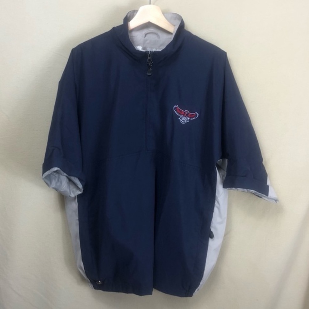 Atlanta Hawks 1/4 Zip Golf Windbreaker